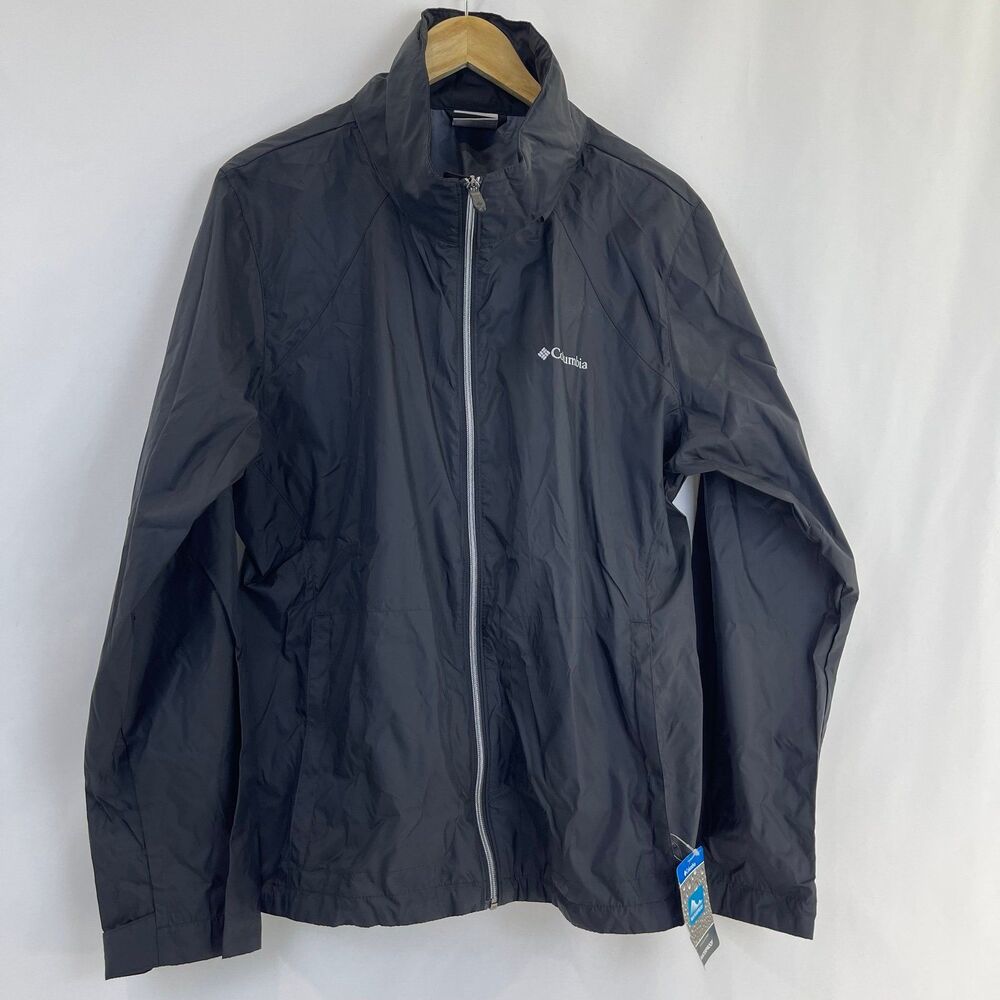 Columbia Black Windbreaker Jacket